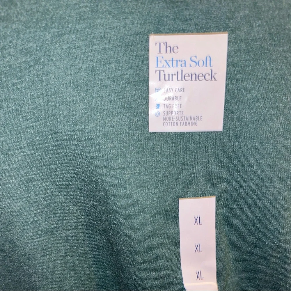 Men’s Hunter Green Croft and Barrow Turtleneck. NWT. - Picture 3 of 3